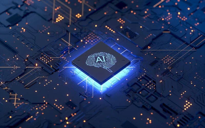 Futuristic AI Dashboard